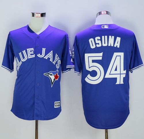 Blue Jays #54 Roberto Osuna Blue New Cool Base 40th Anniversary Stitched MLB Jersey